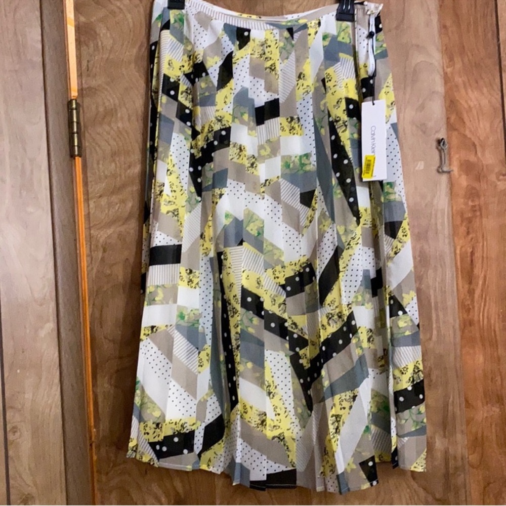 Calvin Klein Multicolor Geometric Skirt